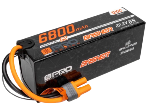 Spektrum - Batterie LiPo Smart G2 Pro Basher 22,2V 6800mAh 6S 120C : IC5