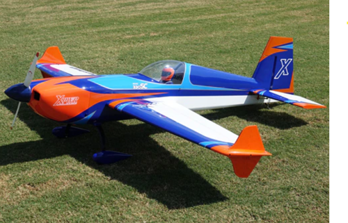 Extreme Flight - Extra 330SC 95", Orange/Bleu/Blanc Kit ARF