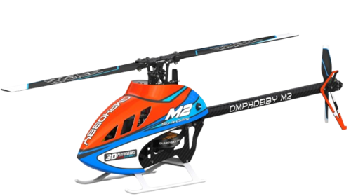 OMP Hobby - Hélicoptère M2 V3 Pro PNP - Orange (Avec batterie)