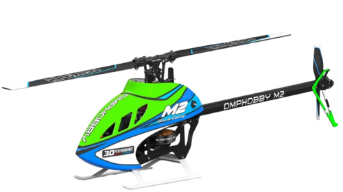 OMP Hobby - Hélicoptère M2 V3 Pro PNP - Vert (Avec batterie)