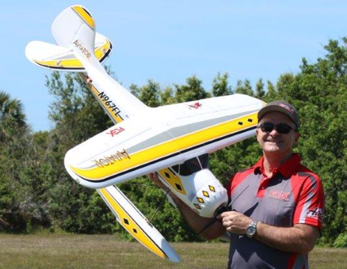 Flex Innovations - Flex Aviator 40E Super PNP 1500 mm Tagversion, Gelb