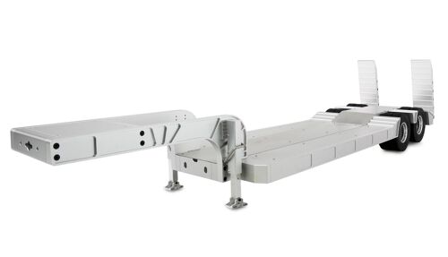 Amewi - Low-loader semi-trailer with double axle made of aluminum 1:14 KIT