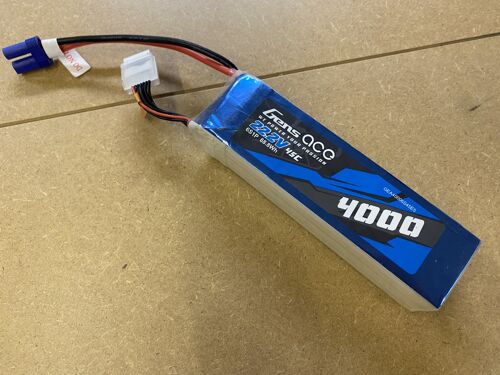 AS NEW - Gens Ace G-Tech 4000mAh 6S1P 22,2V 45C Lipo Battery