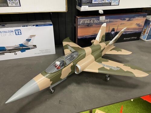 Showroommodel (NIEUW) - FMS Super Scorpion Jet 1/12 1140mm EDF 90mm 8S V2 PNP - Camouflage