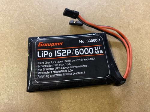Second Hand - Graupner Transmitter Battery 3,7V 6000mAh LiPo