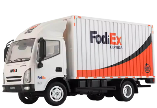 Huina - Camion de livraison RC 1/18 2,4 GHz 12 canaux prêt à l’emploi (RTR)