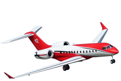 XFly - Business Jet J-65 Twin 40mm 1030mm EDF PNP - Rood