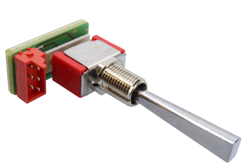 Jeti - Langer federrückstellender 3-Positions-Schalter für DC-Sender