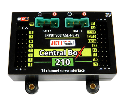 Jeti DUPLEX 2.4EX Central Box 210 + 2x Rsat2