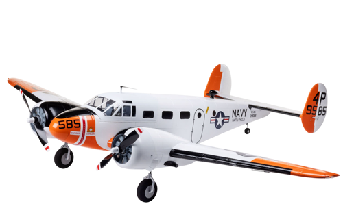 E-Flite - Beechcraft D18/RC-45J 1.5m BNF Basic with AS3X+ and SAFE Select