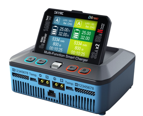 SkyRC - D8neo Multi-Function Dual Smart Charger DC LiPo 1-8S 1600W