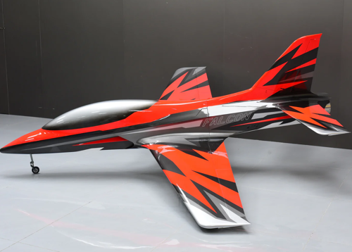 RC Skywing - Falcon 96" (2400mm) Jet Full Composite, Red/Grey ARF Kit