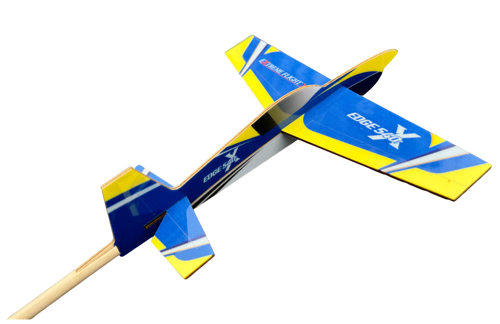 Extreme Flight - Edge 540 Blauw/Geel - Stick Vliegtuig