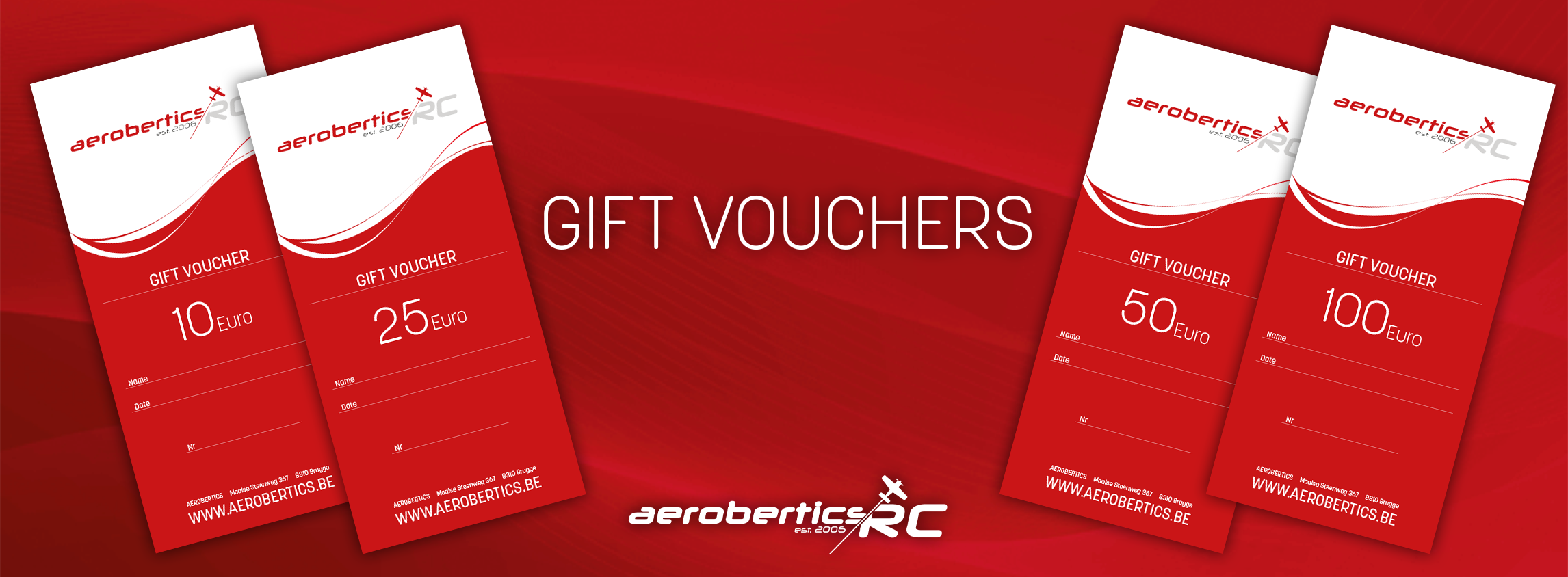 Aerobertics gift vouchers