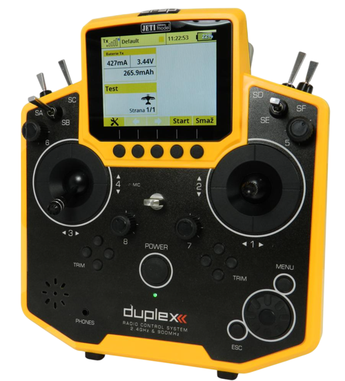 Jeti - Émetteur Duplex DS-12 Multimode - Jaune