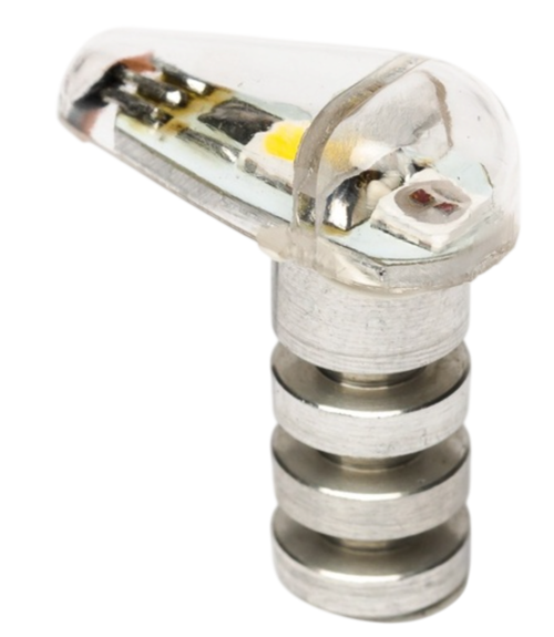 Unilight - Feu de navigation + stroboscope DUAL 7 mm, 3W x2, COURT - Vert/Blanc