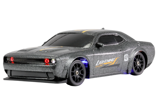 Amewi - Drift Sport Muscle Car with Gyro 4WD 1/43 RTR - Grey