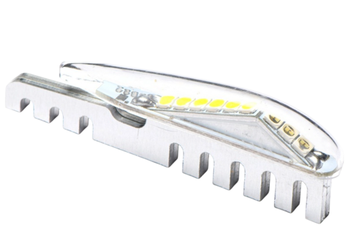 Unilight - 6 mm DOPPEL Navigations- + Blinklicht, 9Wx2, KURZ - Grün/Weiß