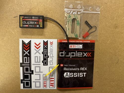 AS NEW - Jeti DUPLEX 2.4EX Receiver REX 10 Assist