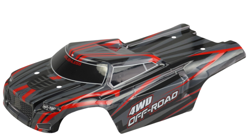Amewi - Karosserie Truggy Hyper Go - Schwarz/Rot