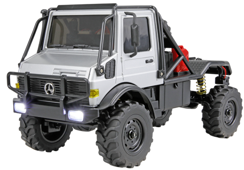 Amewi - Mercedes-Benz Unimog U4000 Scale Crawler 4WD 1/18 RTR - Grijs