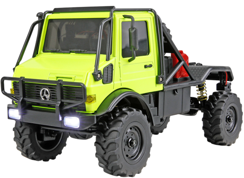 Amewi - Mercedes-Benz Unimog U4000 Scale Crawler 4WD 1/18 RTR - Green