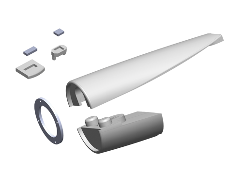 Multiplex - Spare part motor canopy Funwing