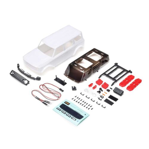 Axial - Body, White: SCX24 Ford Bronco