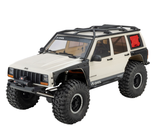 Axial - 1/10 SCX10 III Jeep Cherokee XJ 4X4 RTR Rock Crawler mit Bürstenmotor - Weiß