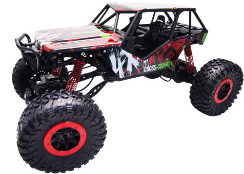 Amewi - Crazy Rock Crawler "Red" 4WD 1/10 RTR - Rouge