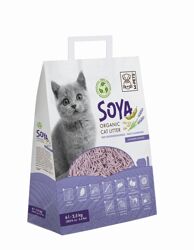 M-PETS soya organic cat litter lav. scent.2,5kg 6l