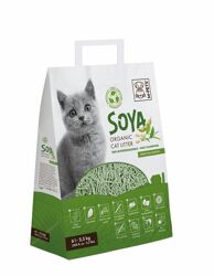 M-PETS soya organic cat litter gr.tea scent.2,5kg 6l