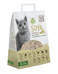 M-PETS soya organic cat litter 4kg 10lwhite