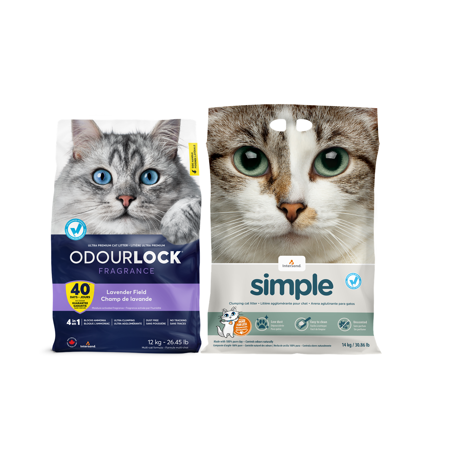 Combi Deal Odourlock Lavender x10 + Simple x10