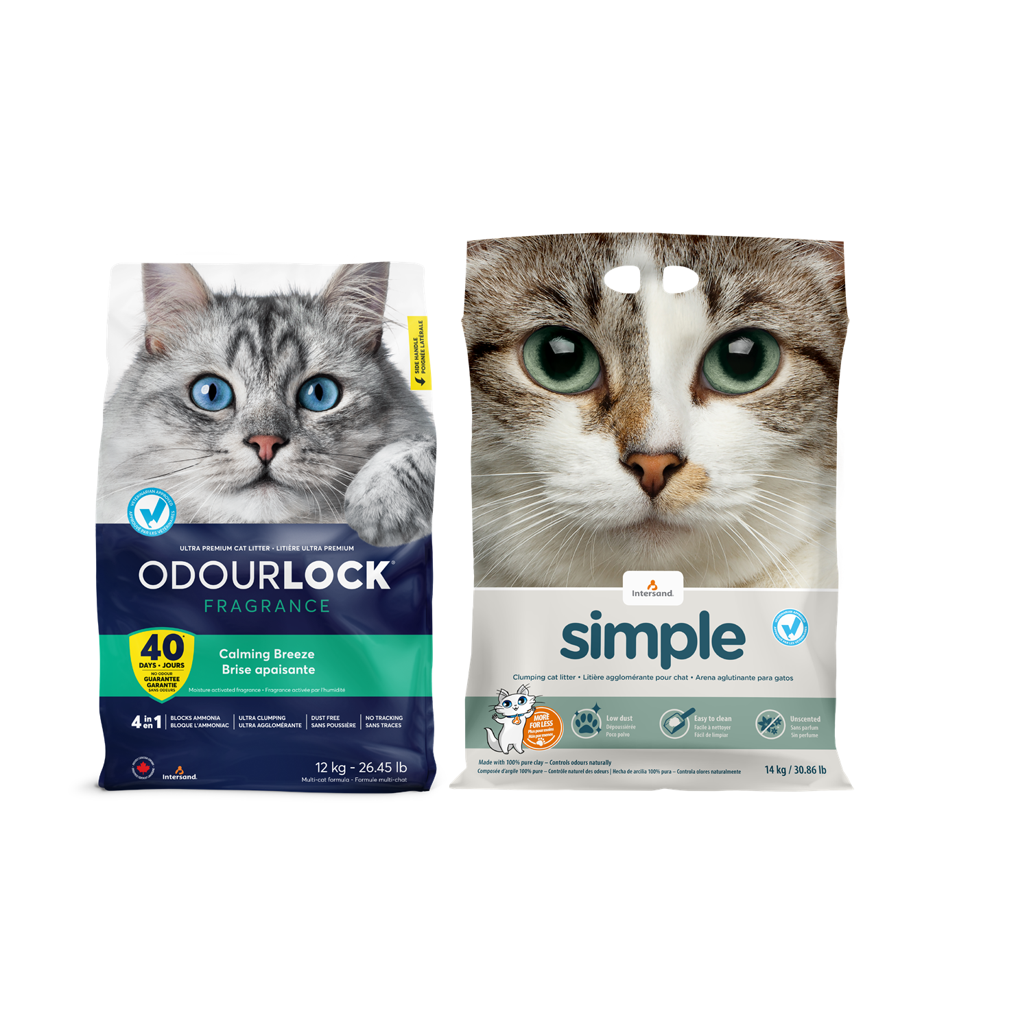 Combi Deal Odourlock Calm Breeze 10x + Simple 10x