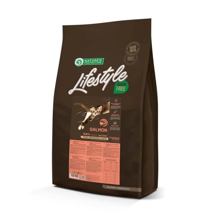 NP Lifestyle - CAT - Kitten - Grain Free with Salmon - 7kg