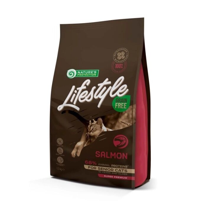 NP Lifestyle - CAT - Senior - Grain Free with Salmon - 1,5kg