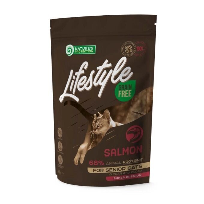 NP Lifestyle - CAT - Senior - Grain Free with Salmon - 400g