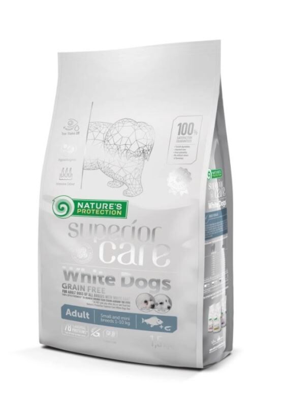 NP Superior Care - White Dog - Small & Mini - Adult - Grain Free with White Fish - 1,5kg