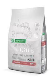 NP Superior Care - White Dog - All Breeds - Puppy STARTER - Grain Free with Salmon - 1,5kg