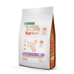 NP Superior Care - Red Coat Dog - Small Breeds - Junior - Grain Free with Salmon - 1,5kg