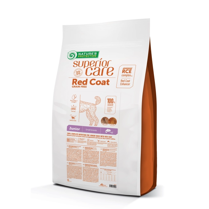 NP Superior Care - Red Coat Dog - Small Breeds - Junior - Grain Free with Salmon - 10kg