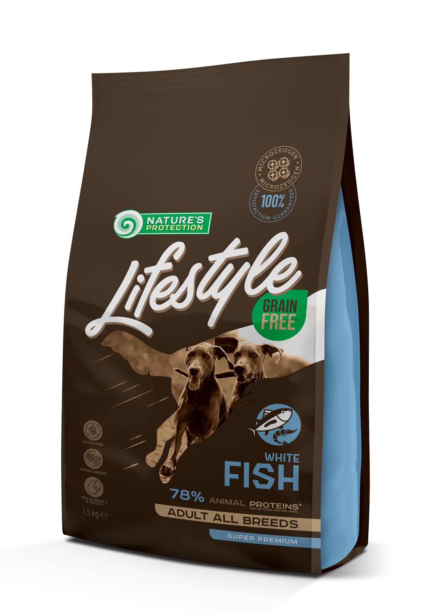 NP Lifestyle - DOG - All Breeds - Adult - Grain Free with White Fish - 1,5kg