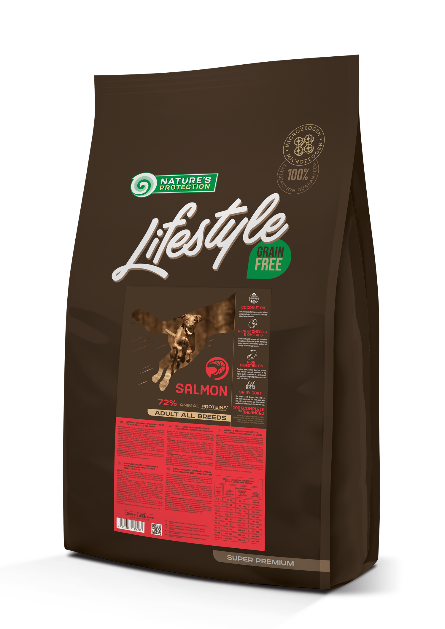 NP Lifestyle - DOG - All Breeds - Adult - Grain Free with Salmon - 10kg