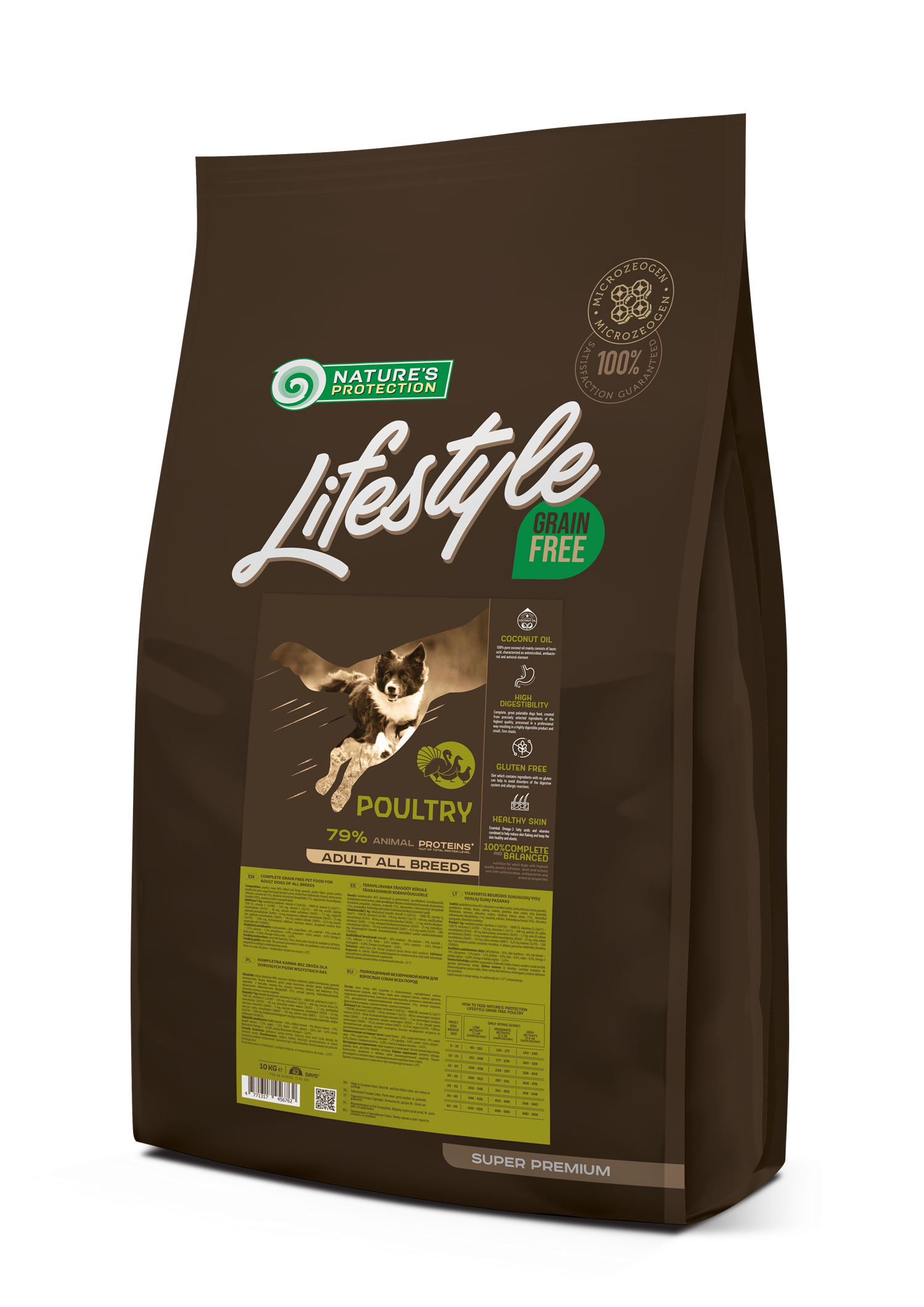 NP Lifestyle - DOG - All Breeds - Adult - Grain Free with Poultry - 10kg