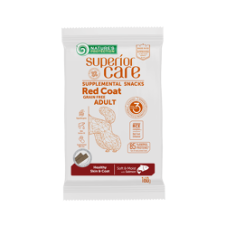 NP Superior Care - Functional Treat Skin & Coat - Red Coat Dog - Adult - Grain Free with Salmon - 160g