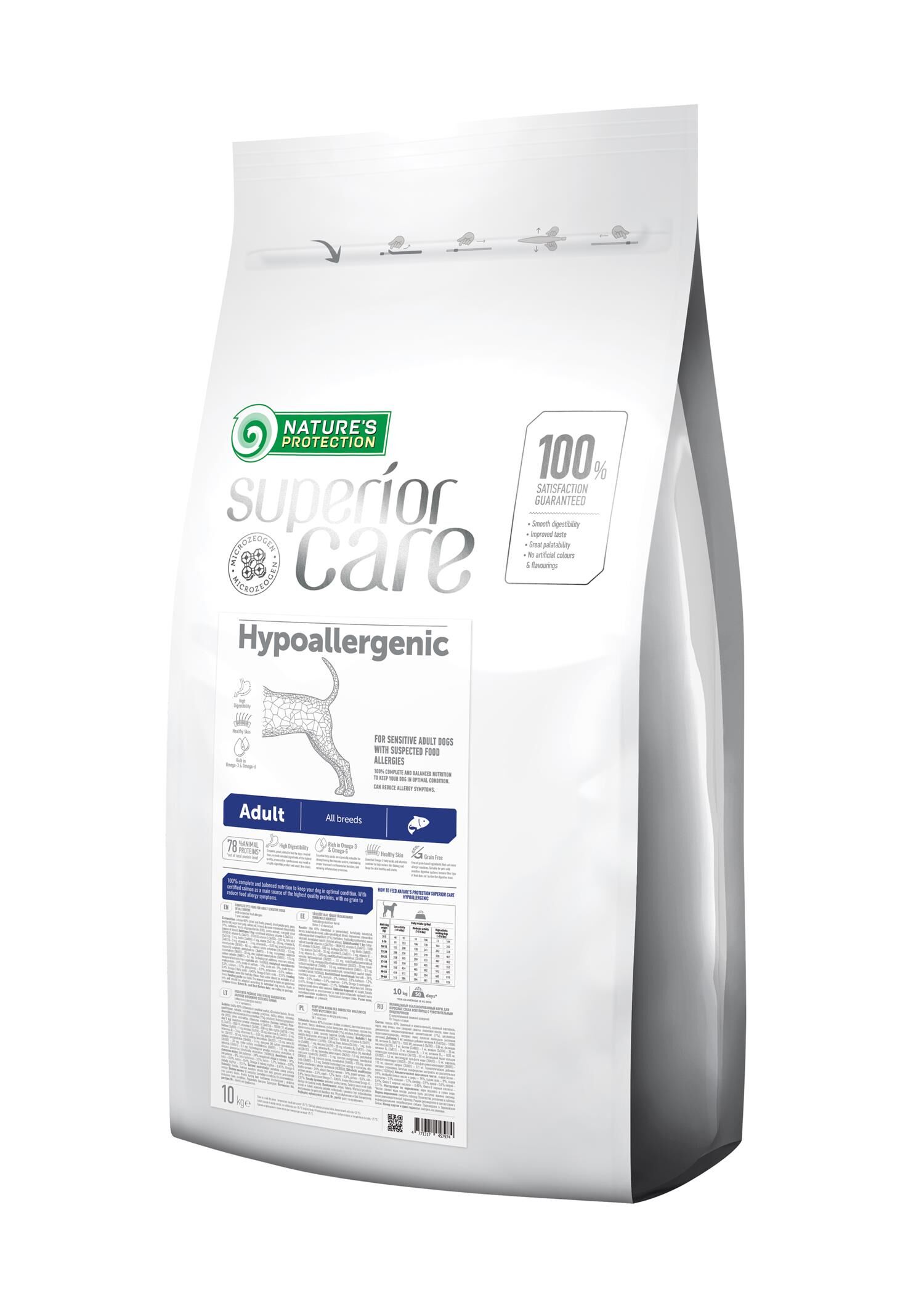 NP Superior Care - Sensitive - All Breeds - Adult - Grain Free with Salmon - 10kg