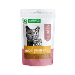 NP Super Premium - CAT Treat - All Breeds - with Chicken & Goji Berries - 75g
