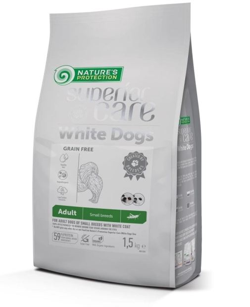 NP Superior Care - White Dog - Small Breeds - Adult - Grain Free with Insect - 1,5kg
