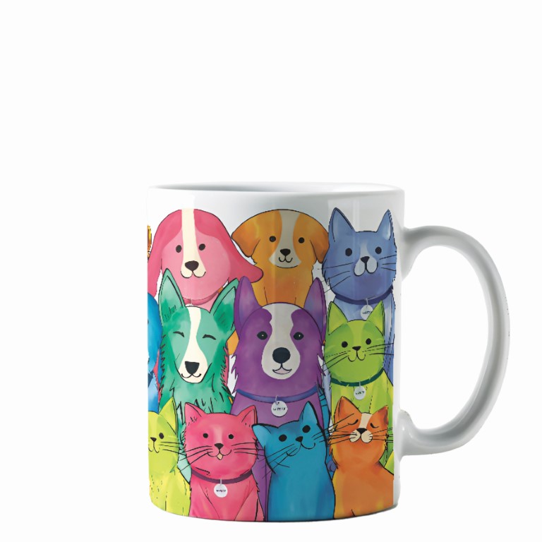 M-PETS PETJOY Mug PetFamily - Colour 350ml